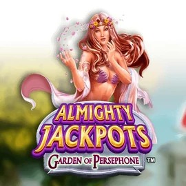 Almighty Jackpots: Garden of Persephone logo by Novomatic at Candy Casino