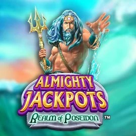 Almighty Jackpots – Realm of Poseidon game by Novomatic – logo hosted on Candy Casino