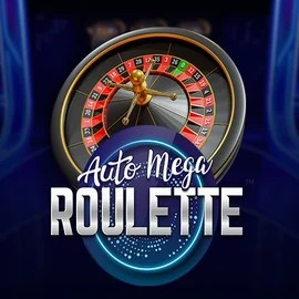 Auto Mega Roulette online game logo by Pragmatic Play on candy-kasino.fi