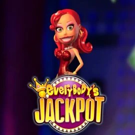 Everybody's Jackpots slot logo by Playtech at Candy Casino