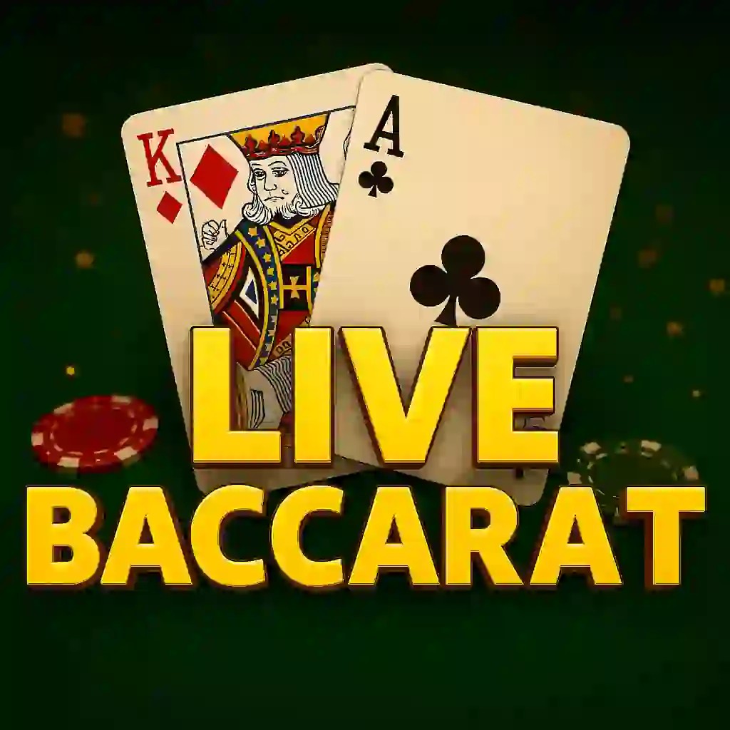 Live Baccarat logo by Evolution Candy Casino