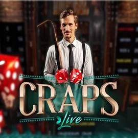 Live Craps slot icon by Evolution, available at Candy Casino