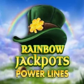 Official Jackpots logo: Rainbow Jackpots Power Lines by Red Tiger Gaming at Candy Casino