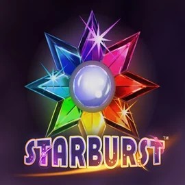 Starburst logo by NetEnt at Candy Casino