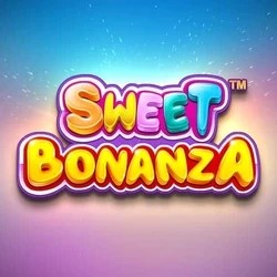 Sweet Bonanza logo – Slots by Pragmatic Play at Candy Casino